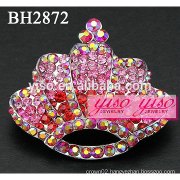 pink crystal fashion brooches